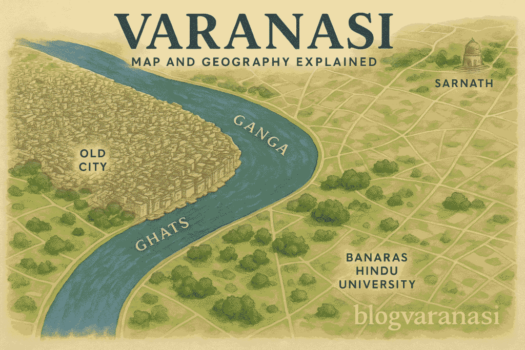 Varanasi Map and Geography Explained